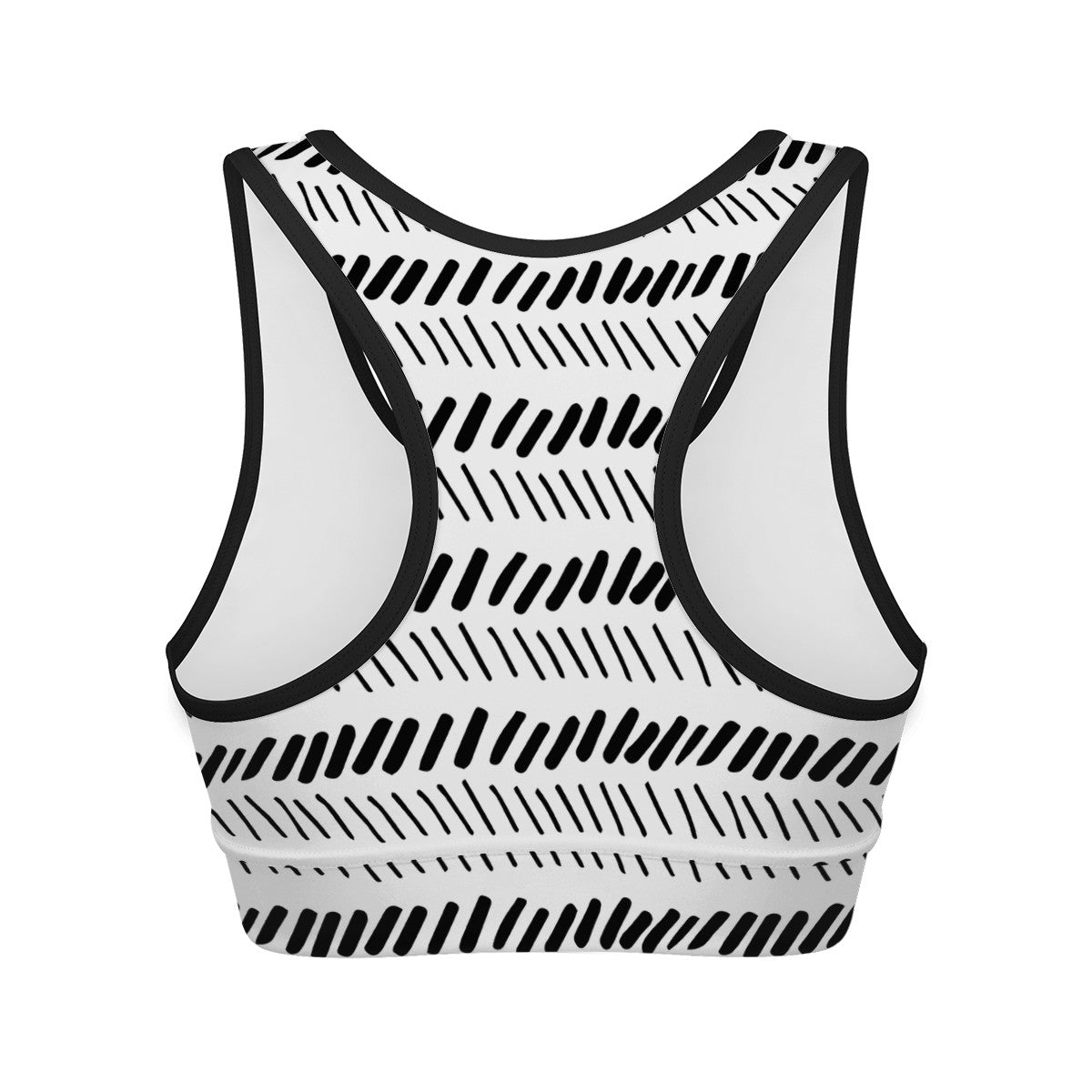 African Mudcloth Women Sports Bras - Luxtrini, LLC