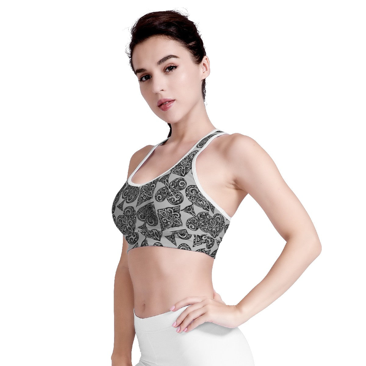 Poker Women Sports Bras - Luxtrini, LLC