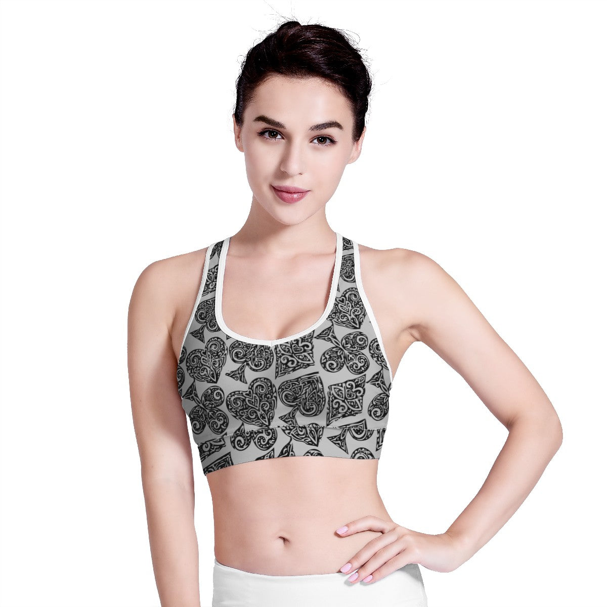 Poker Women Sports Bras - Luxtrini, LLC