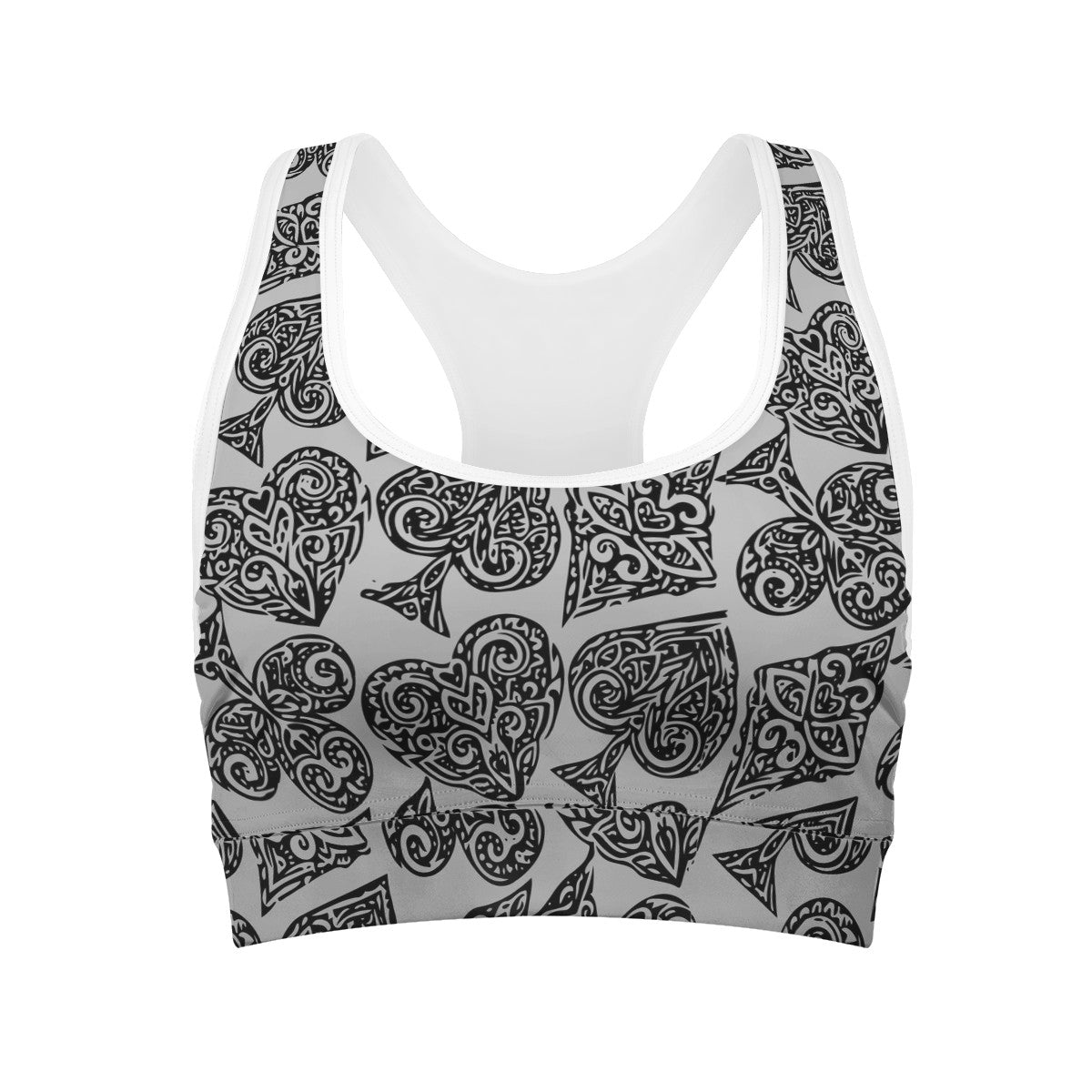 Poker Women Sports Bras - Luxtrini, LLC