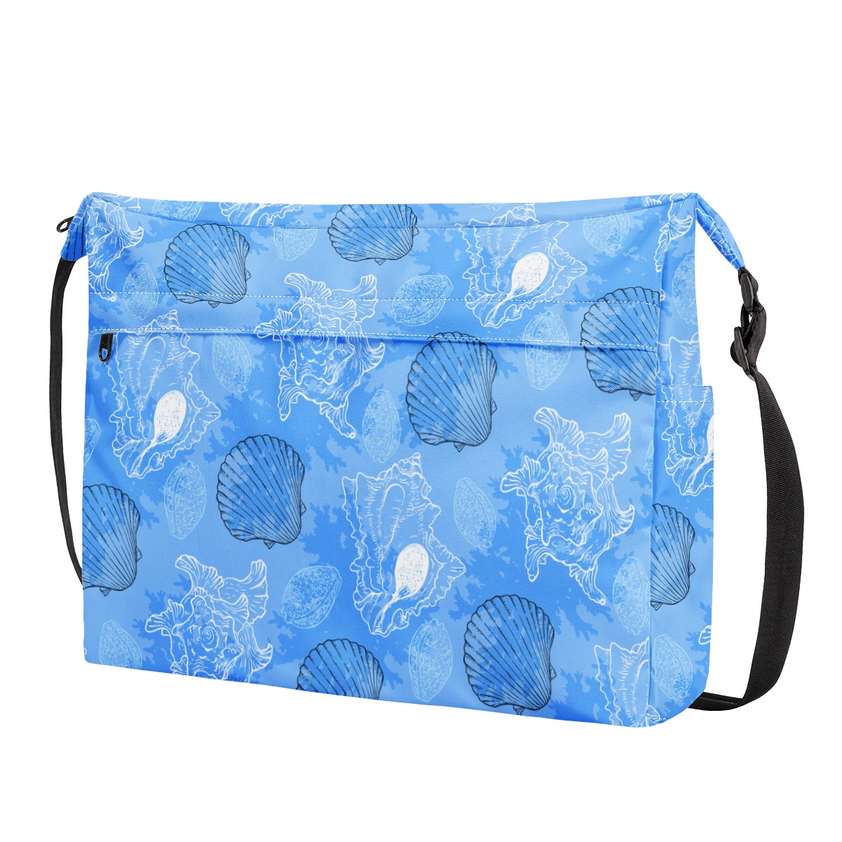 Blue Seashell Ocean New Messenger Bag