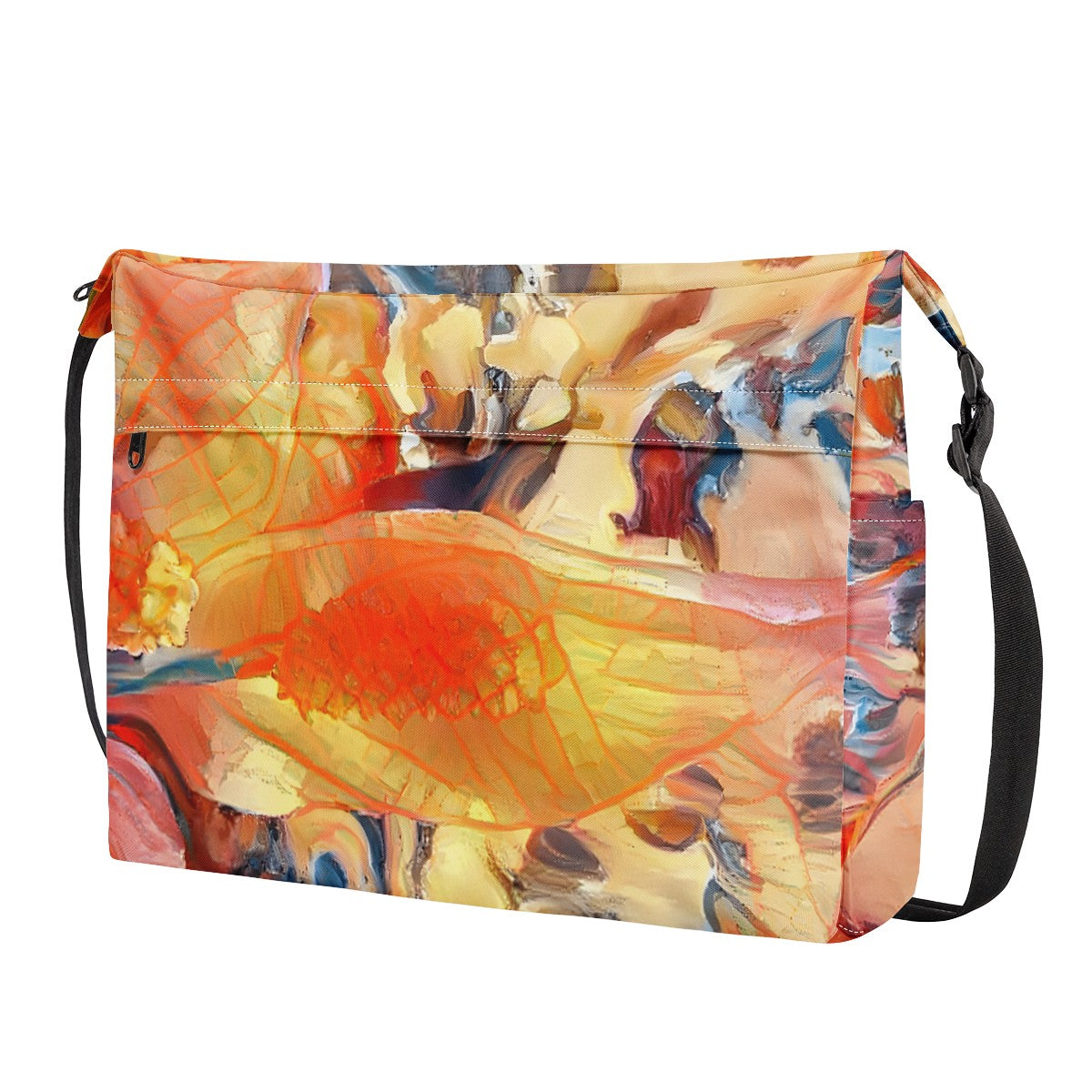 Golden Peace Lily New Messenger Bag