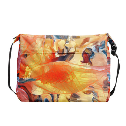 Golden Peace Lily New Messenger Bag