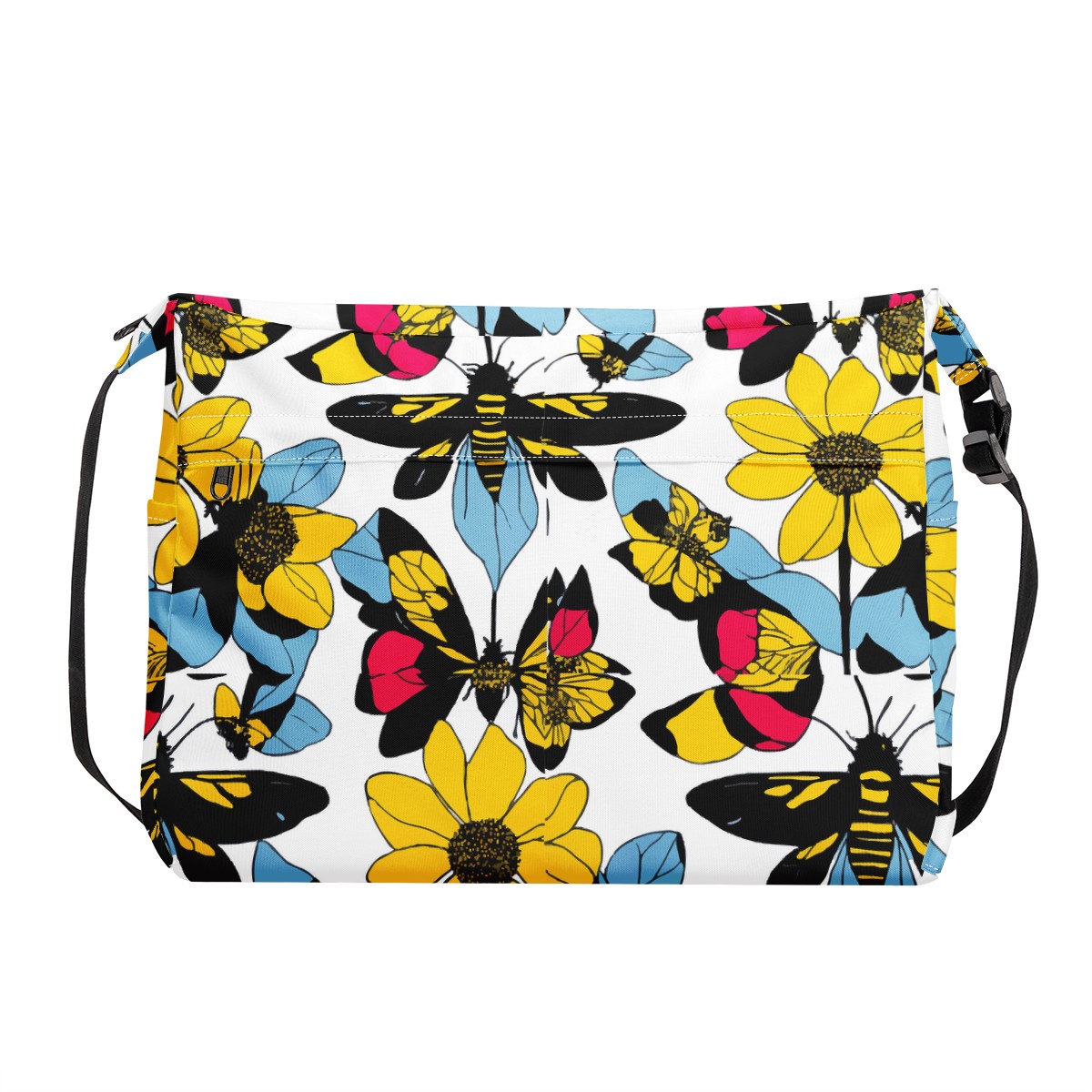 Bees and Sunflowers New Messenger Bag