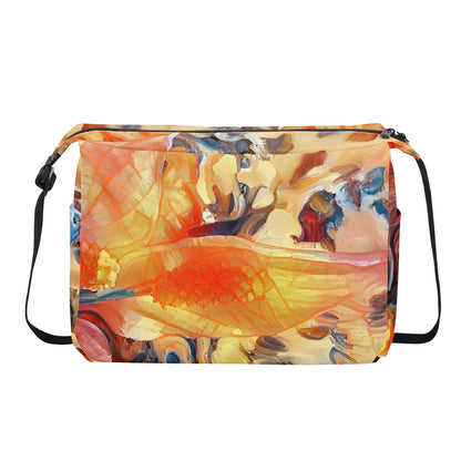 Golden Peace Lily New Messenger Bag