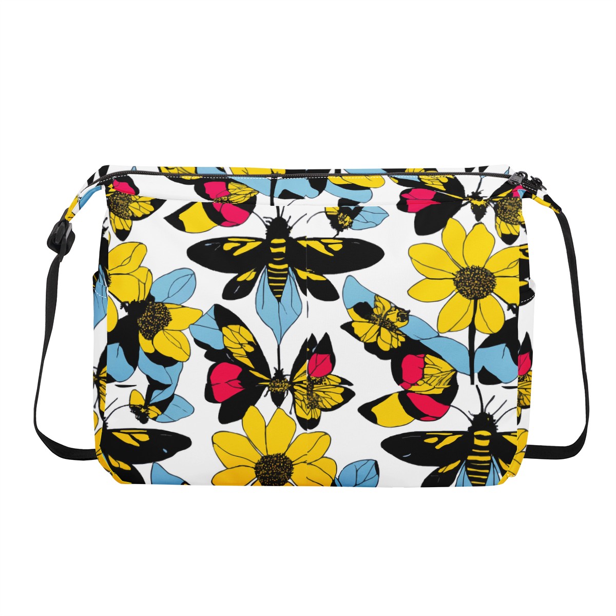 Bees and Sunflowers New Messenger Bag