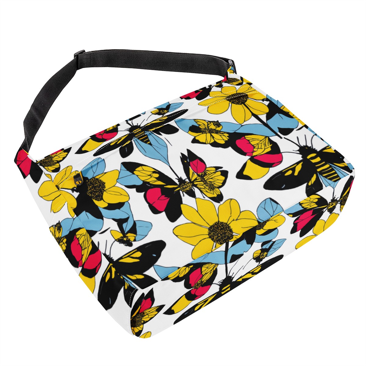 Bees and Sunflowers New Messenger Bag