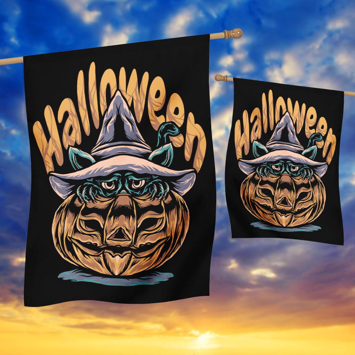 Halloween 2022 House Flags - Luxtrini, LLC