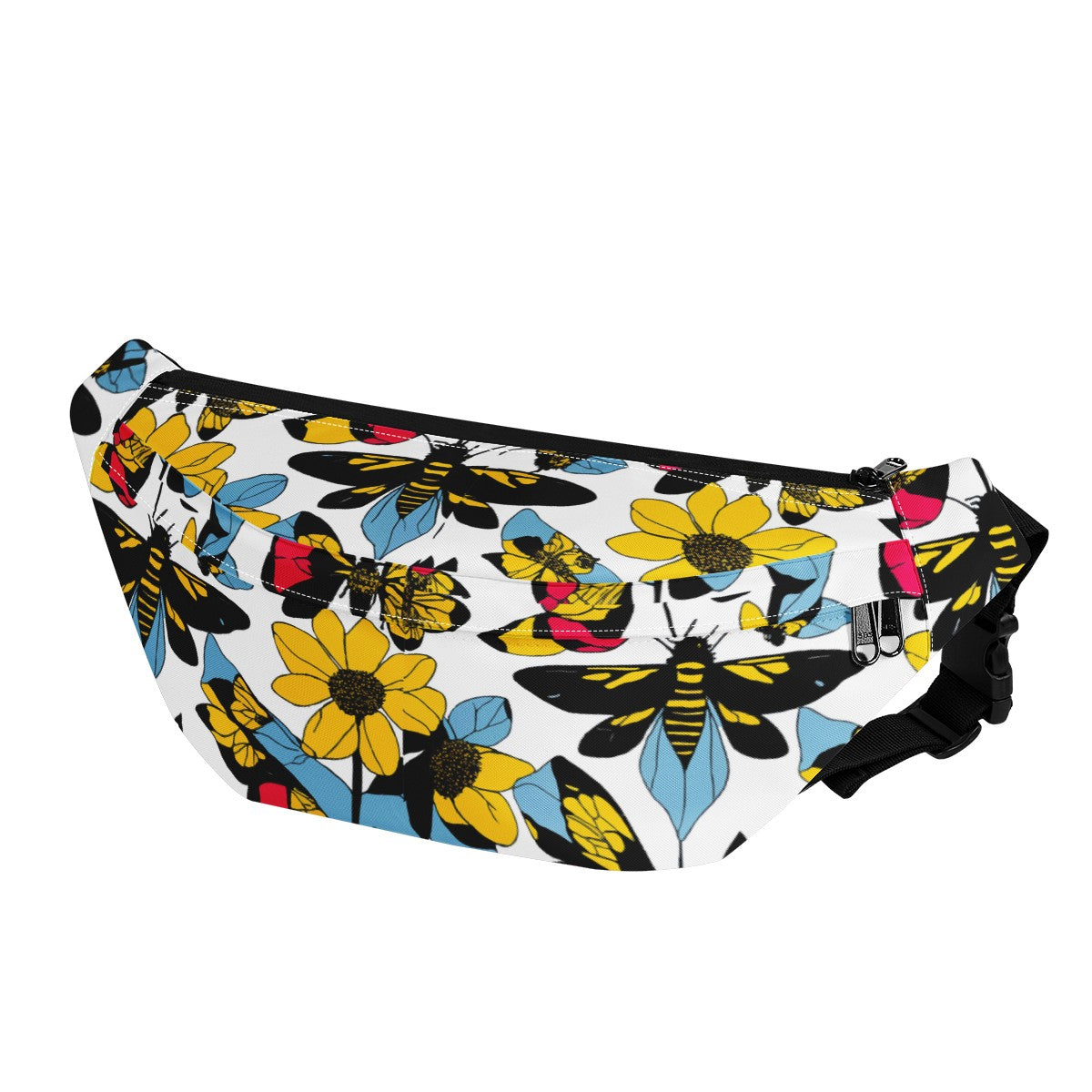 Bees and Sunflowers Large Fanny Bag