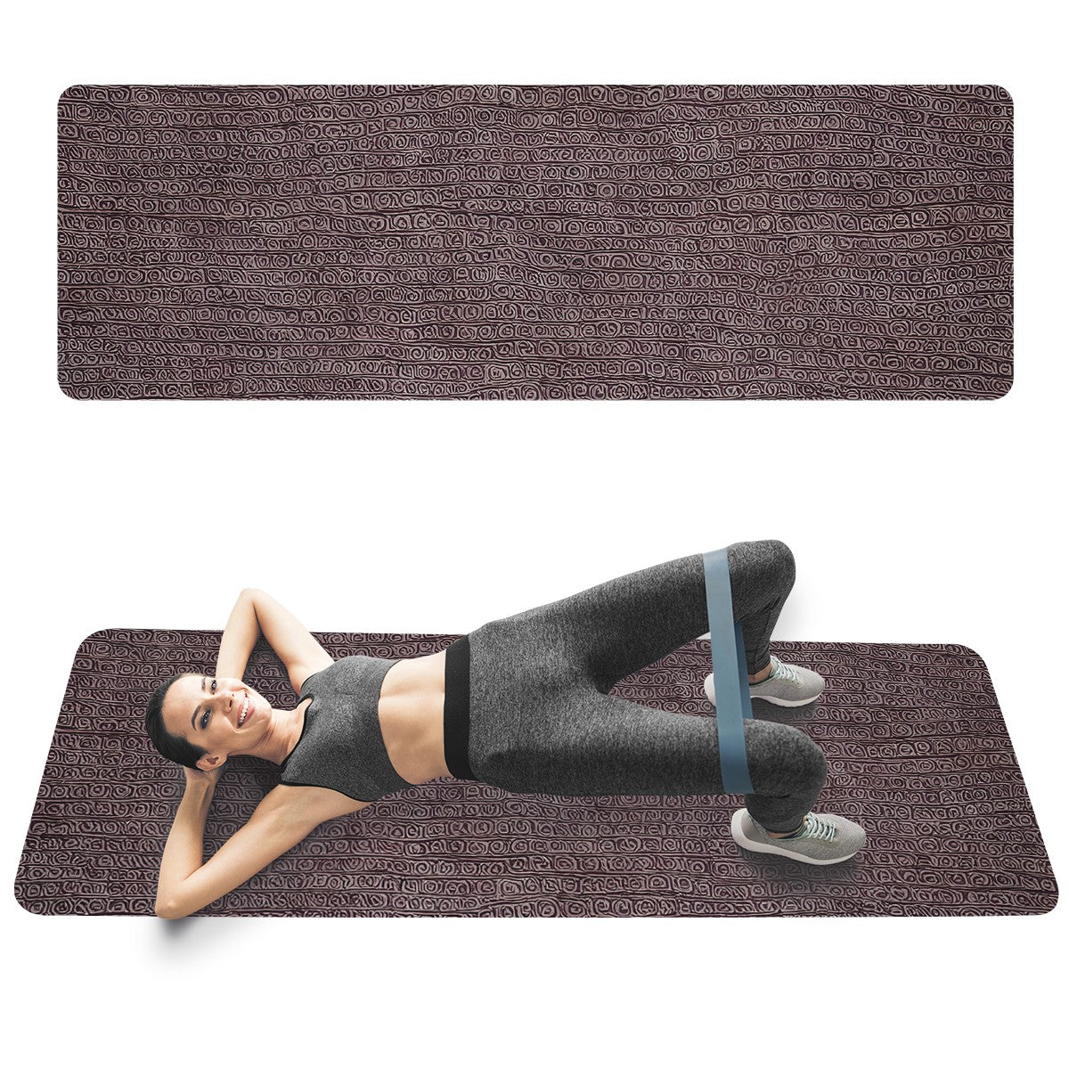 African Ethnic Mudcloth Yoga Mat