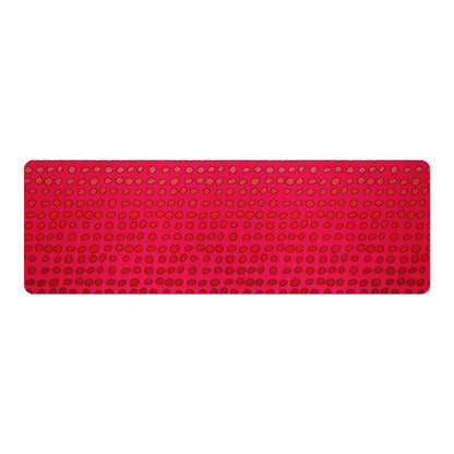 African Mud Print #7 Red Graident Yoga Mat