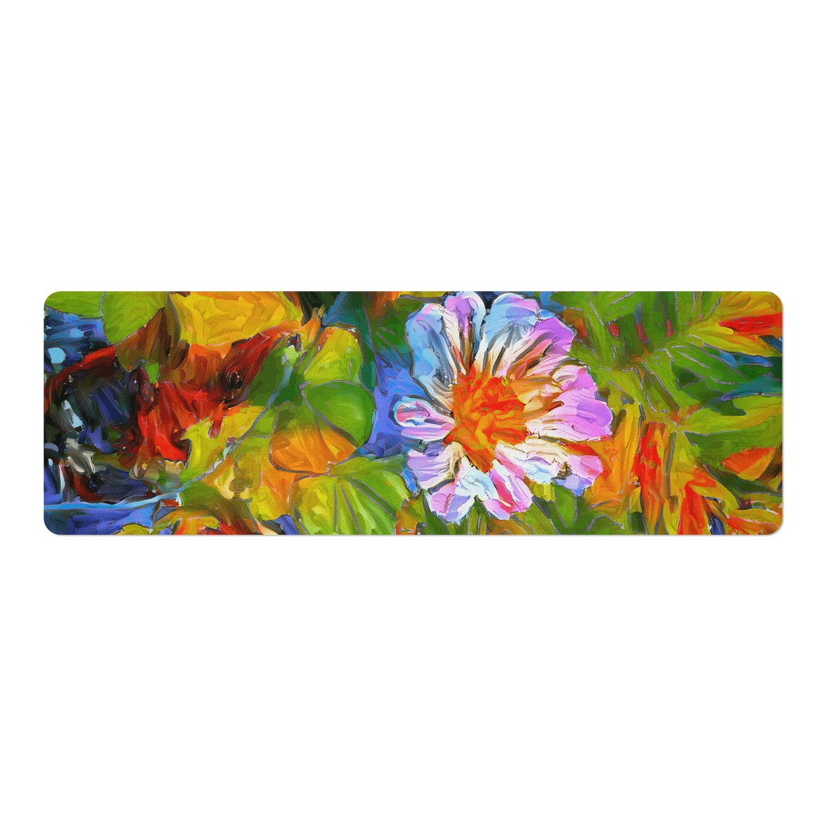 Petunia Flower Yoga Mat