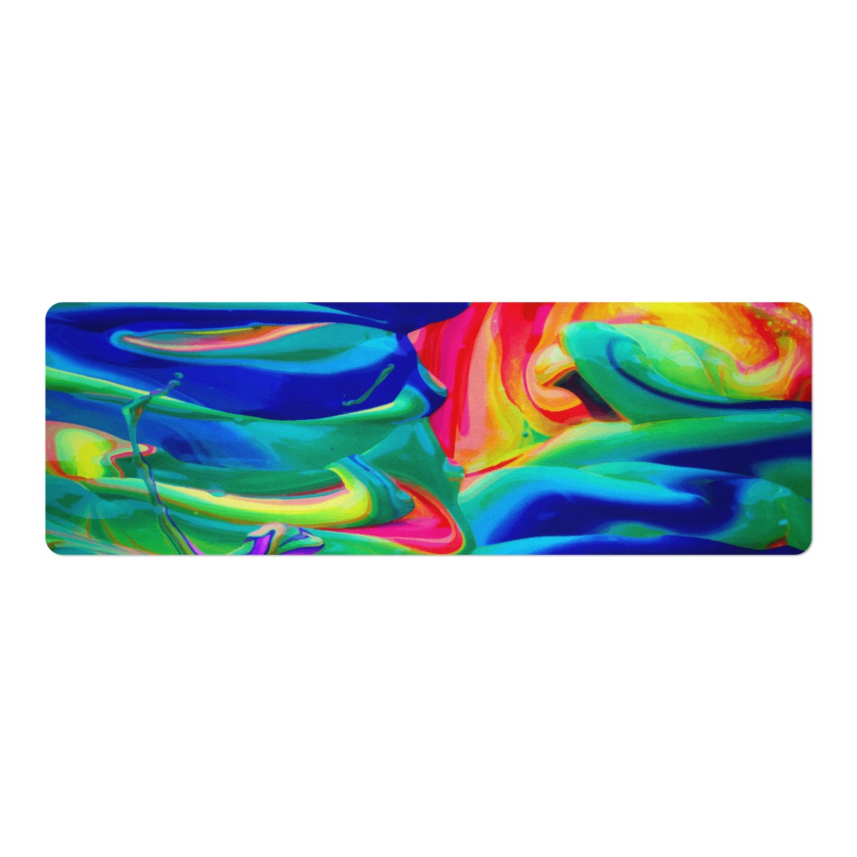 Rainbow Confusion Yoga Mat