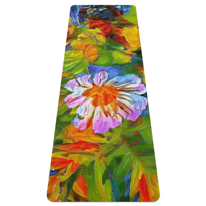 Petunia Flower Yoga Mat