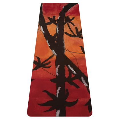 Bamboo at Sunset Yoga Mat