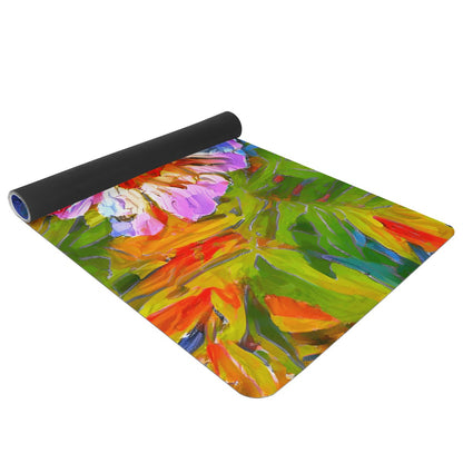 Petunia Flower Yoga Mat