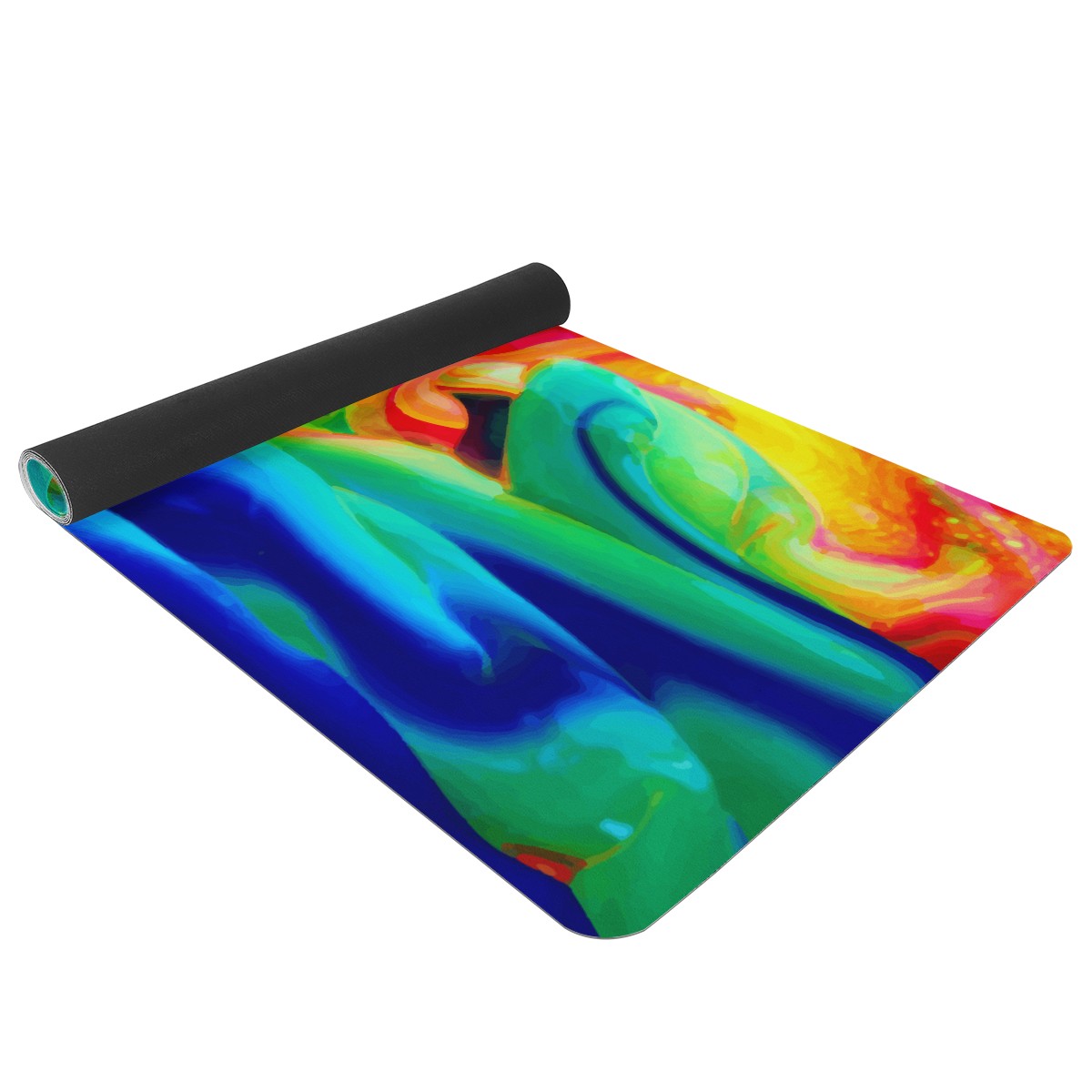 Rainbow Confusion Yoga Mat