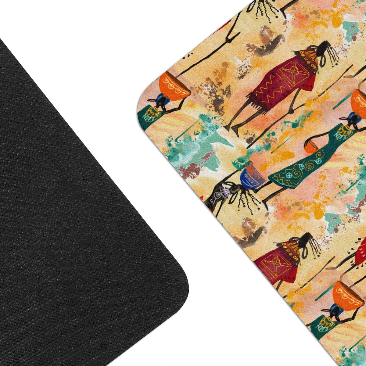 Tribal pattern Yoga Mat Women ONESIZE