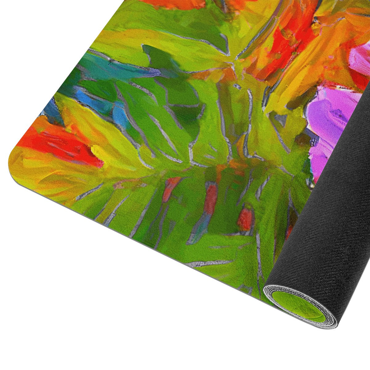 Petunia Flower Yoga Mat