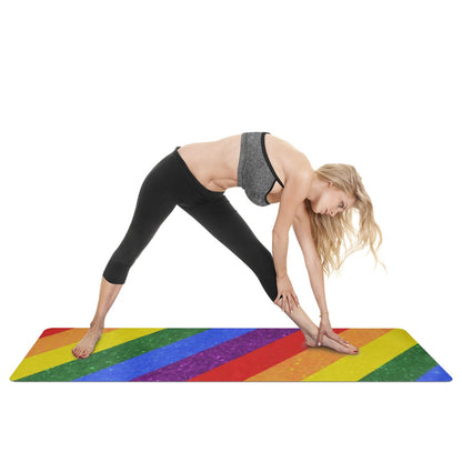 LGBT Pride Motif Pattern Yoga Mat
