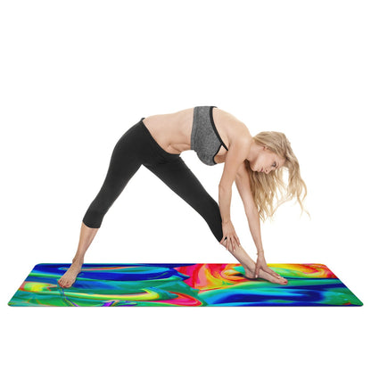 Rainbow Confusion Yoga Mat