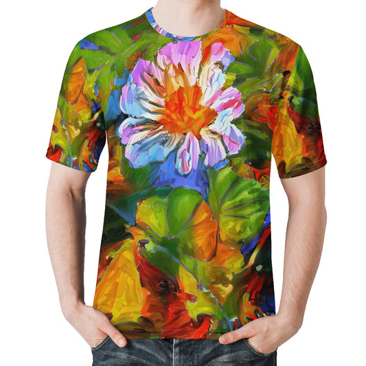 Petunia Flower Men's  Basic Tee