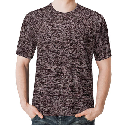 African | Ethnic | Mudcloth | Men's  Basic Tee