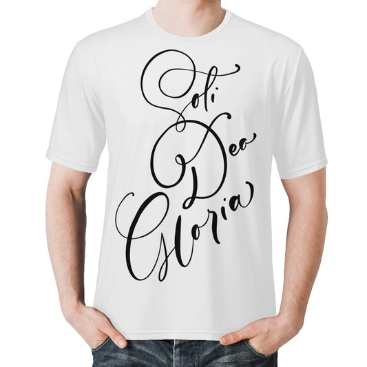 soli Deo gloria Men's  Basic Tee