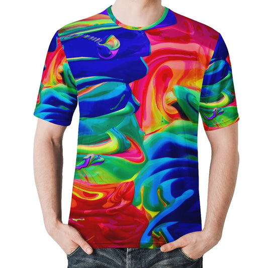 Rainbow Pride | Gay Pride | LGBTQ Pride | Confusion Men's Basic Tee