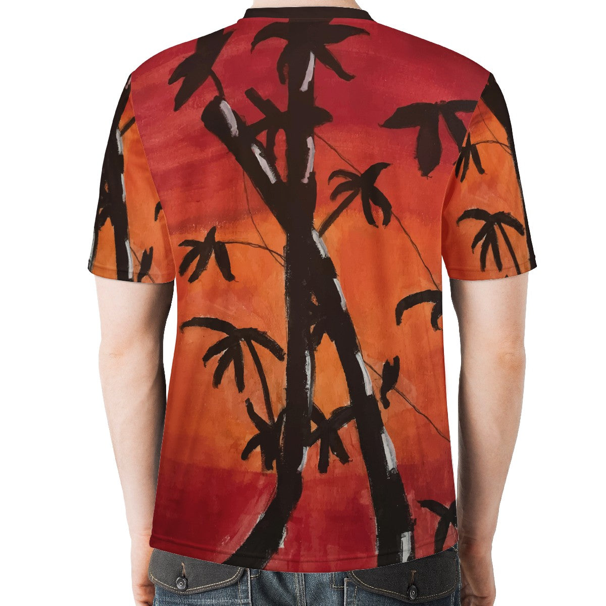 Bamboo at Sunset Men's  Basic Tee