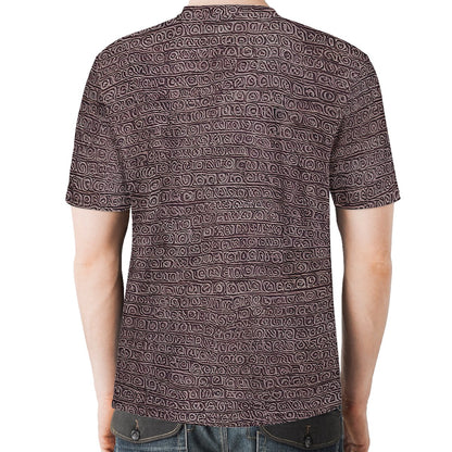 African | Ethnic | Mudcloth | Men's  Basic Tee