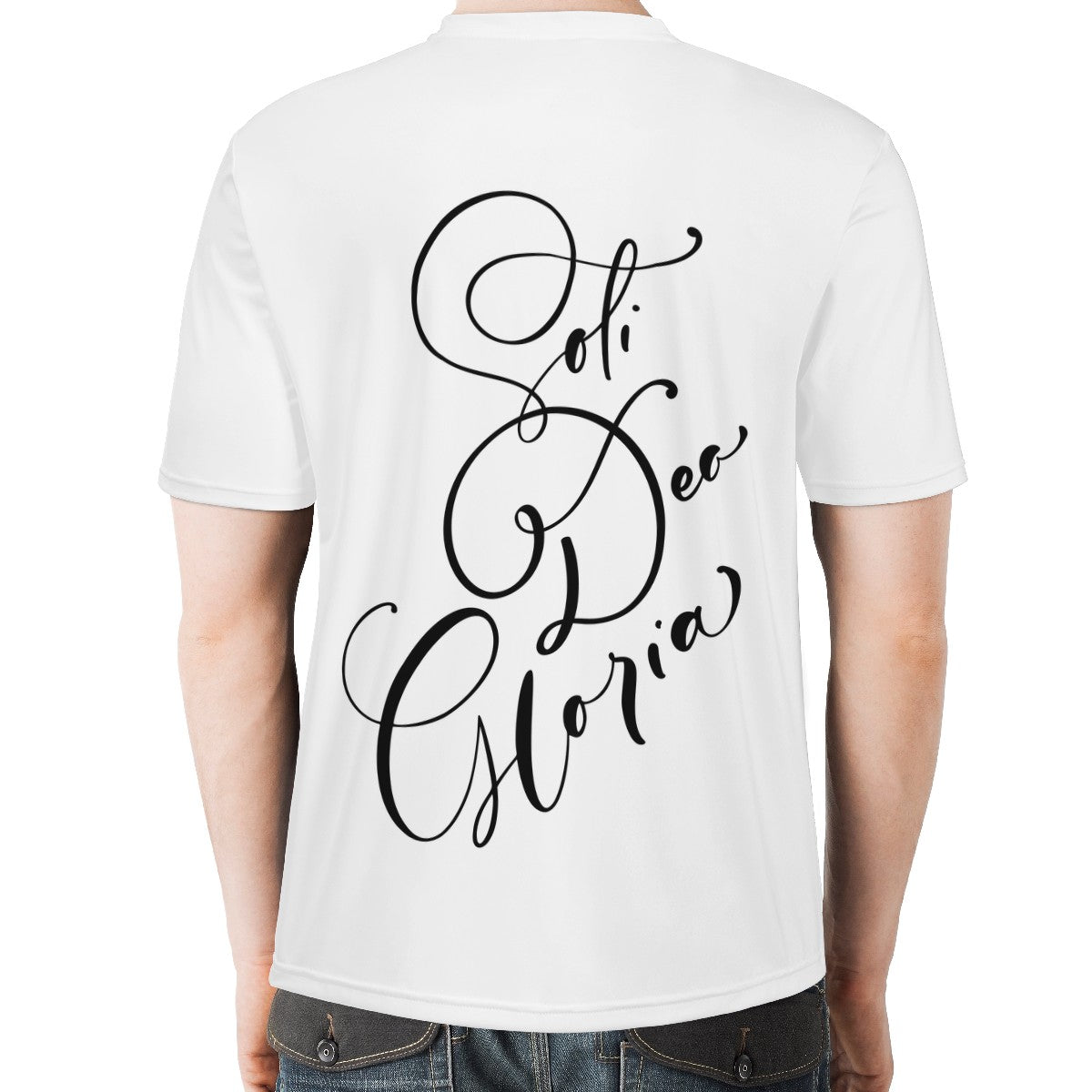 soli Deo gloria Men's  Basic Tee