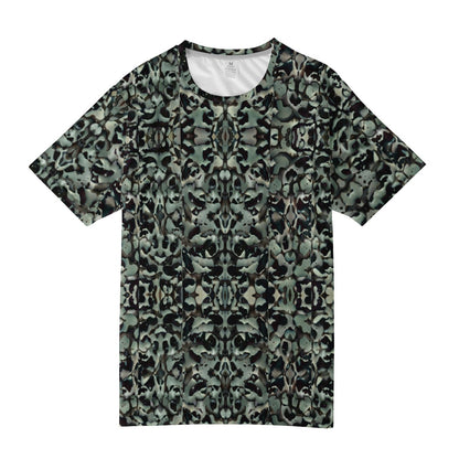 Chic Camo Abstract Print Men's  Basic Tee