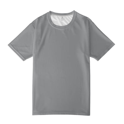 Silver Gray Men's  Basic Tee