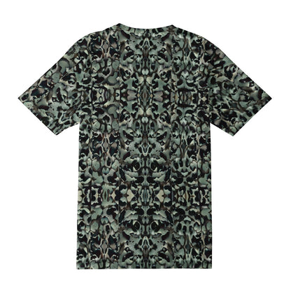 Chic Camo Abstract Print Men's  Basic Tee