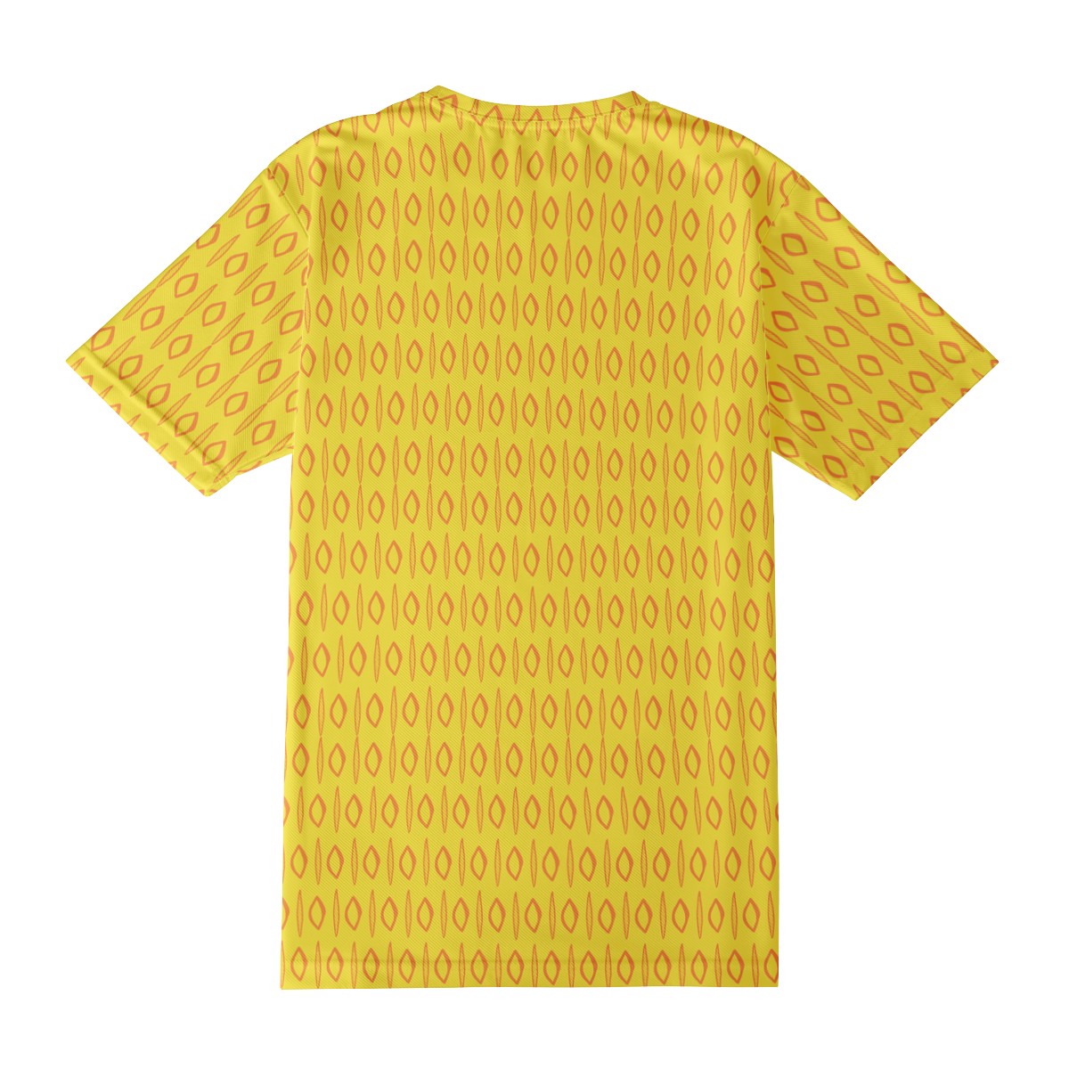 African | Ethnic | Mudcloth | #14 Yellow Men's  Basic Tee