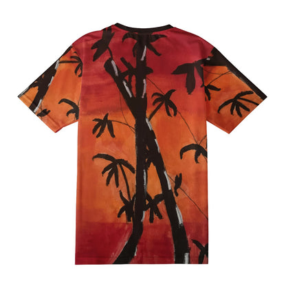 Bamboo at Sunset Men's  Basic Tee