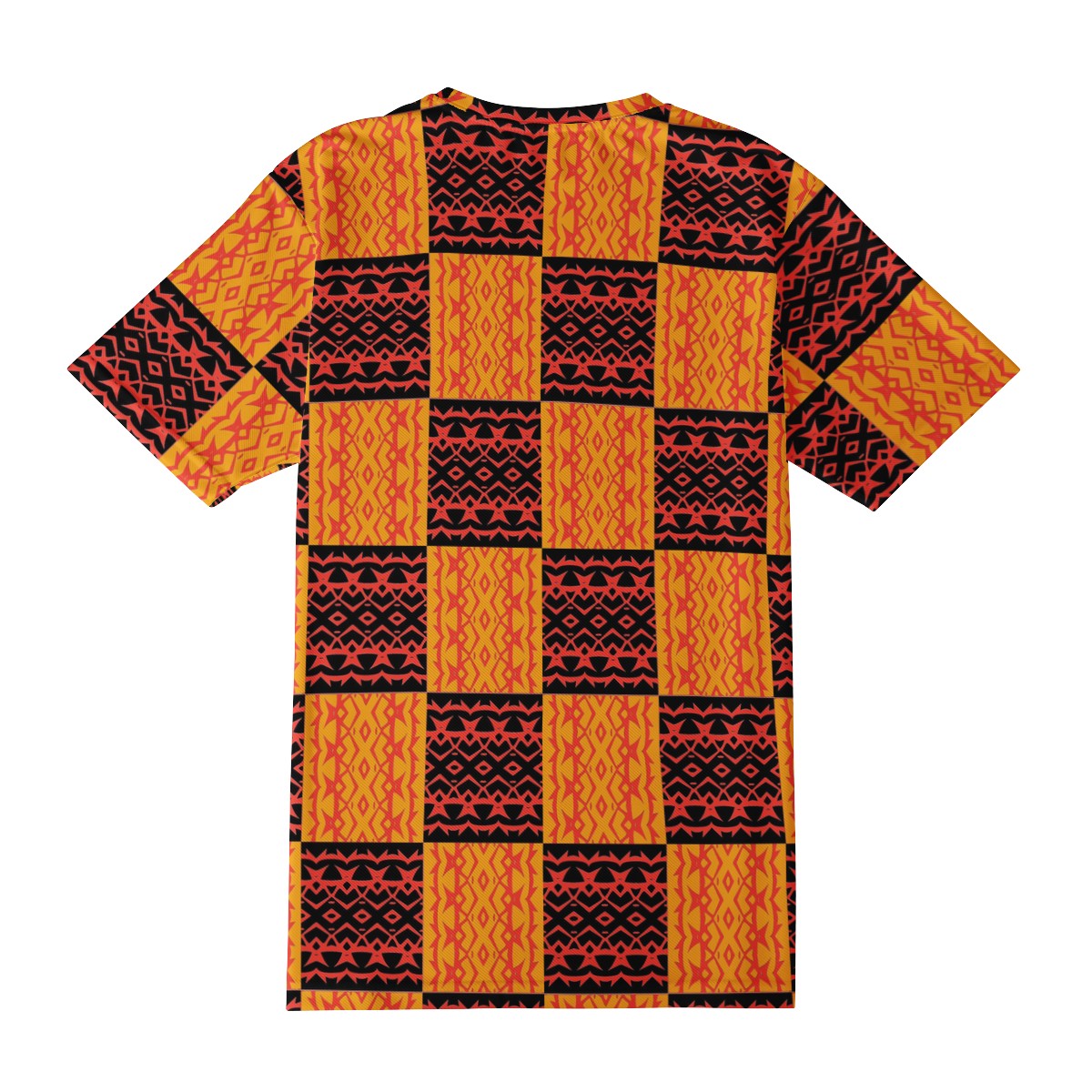 Black and Orange Tribal Design - Men's  Basic Tee