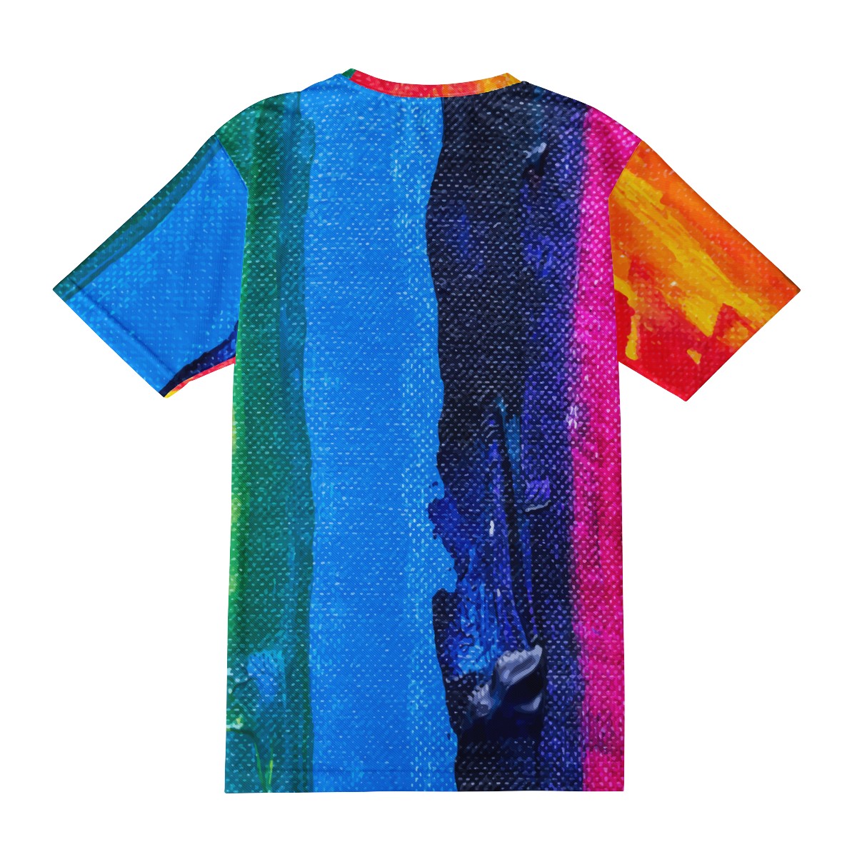 Rainbow Painting Men's  Basic Tee