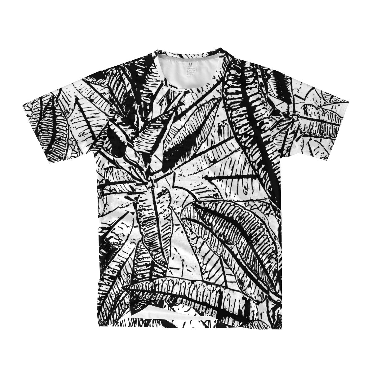 Black and White Croton Men's  Basic Tee