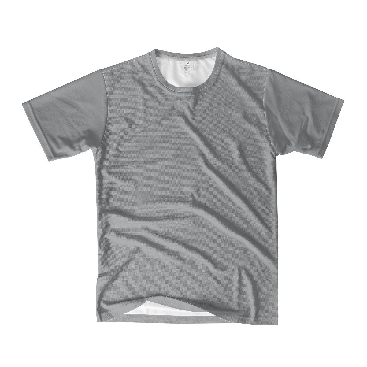 Silver Gray Men's  Basic Tee