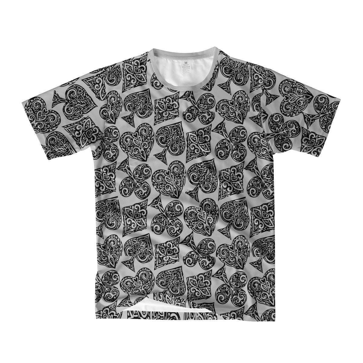 Poker Men's All Over Print Basic Tee - Luxtrini, LLC