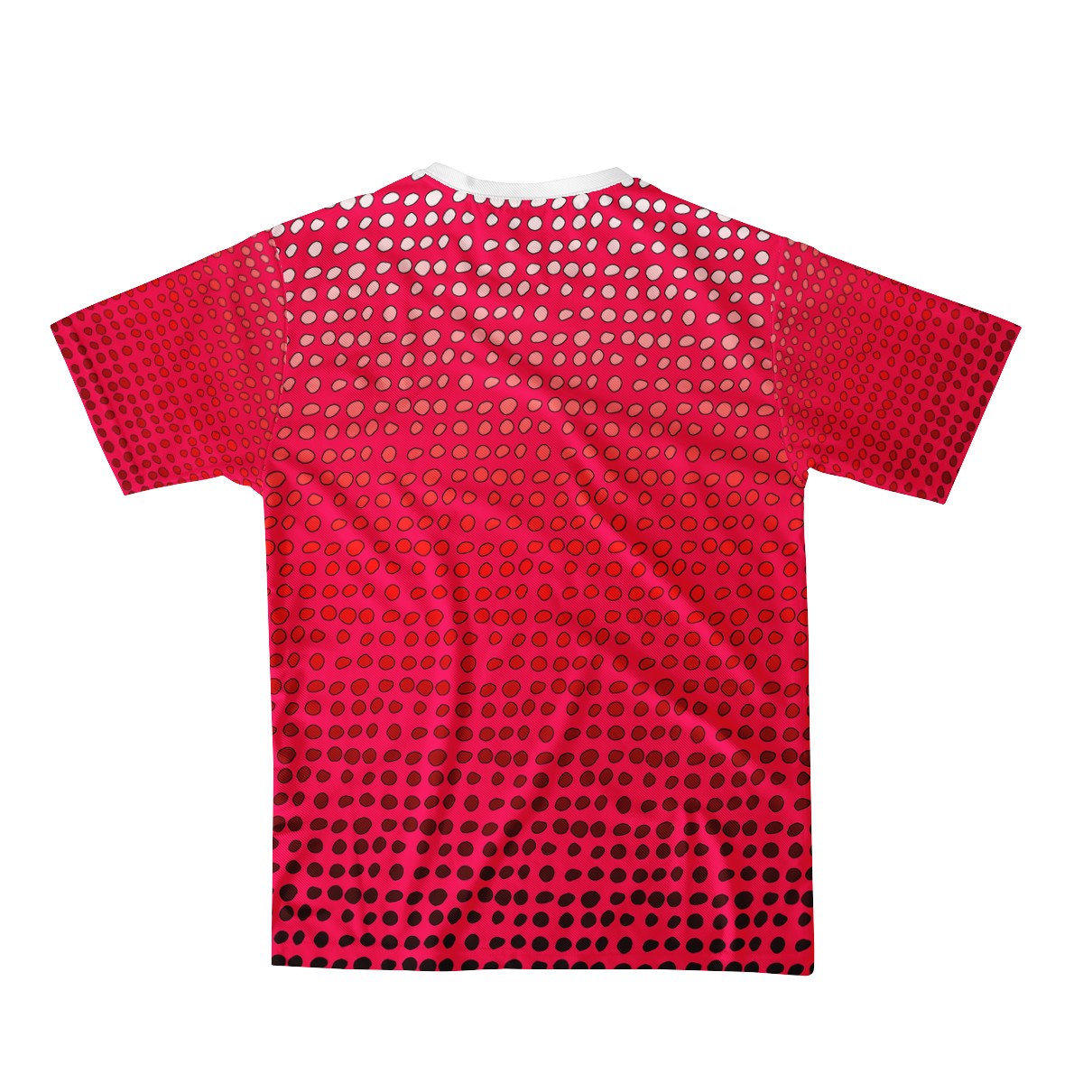 African | Ethnic | Mudcloth | #7 Red Gradient Men's  Basic Tee