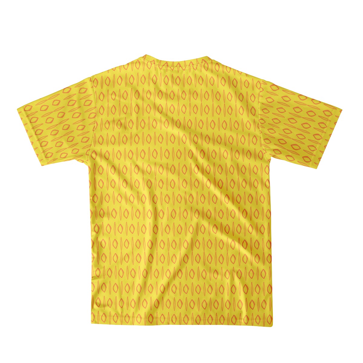 African | Ethnic | Mudcloth | #14 Yellow Men's  Basic Tee