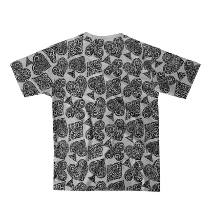 Poker Men's All Over Print Basic Tee - Luxtrini, LLC