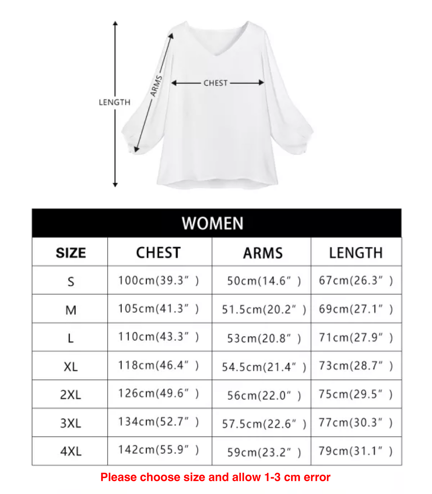 Puakenikeni Women Long Sleeve Puff Sleeve Blouse