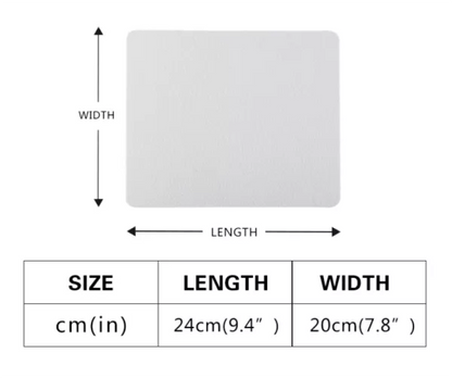 Sea Shell Ocean Design in Orange Mouse Pad - Desk Decor - Office Decor