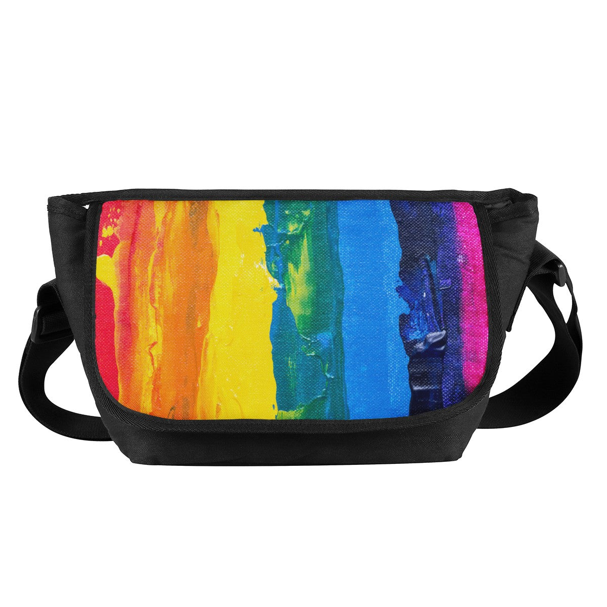 Rainbow Painting Messenger Bags