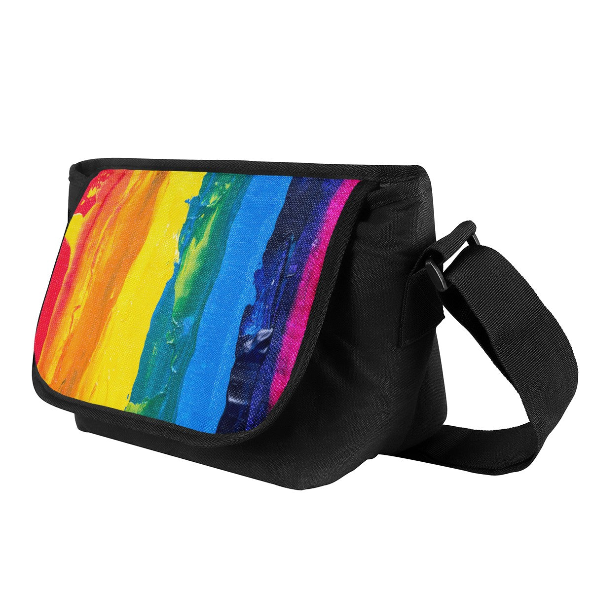 Rainbow Painting Messenger Bags