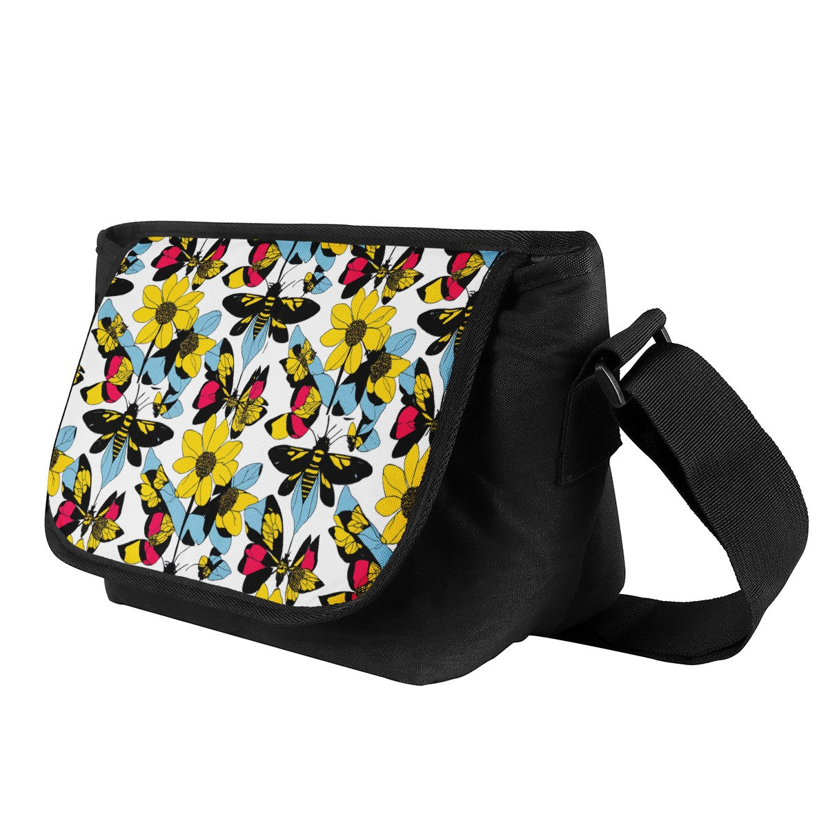 Bees and Sunflowers Messenger Bags